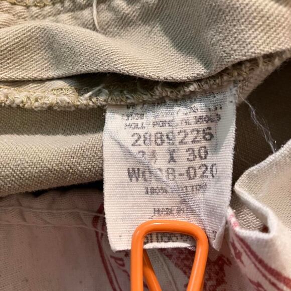 Lee’s Dungarees Vintage 80s‎ Tan Cargo Workwear Pants - Picture 5 of 8